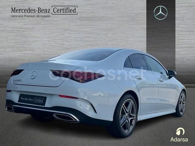 Usado Mercedes CLA200 AMG line 150 CV (110 kW) 2024 Blanco Coupe