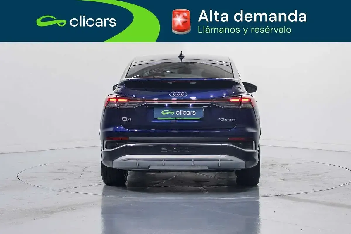 Usado Audi Q4 Sportback e-tron S-Line 150 kW (204 CV) 2022 Azul SUV