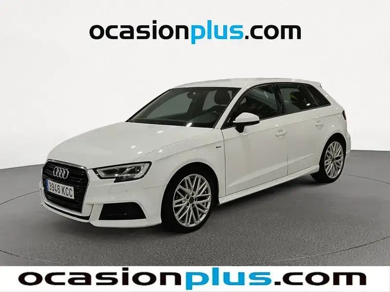 Blanco Usado 2017 Audi A3 Sportback S-Line Utilitario | 17.750 € (Precio justo) - Imagen 1/4