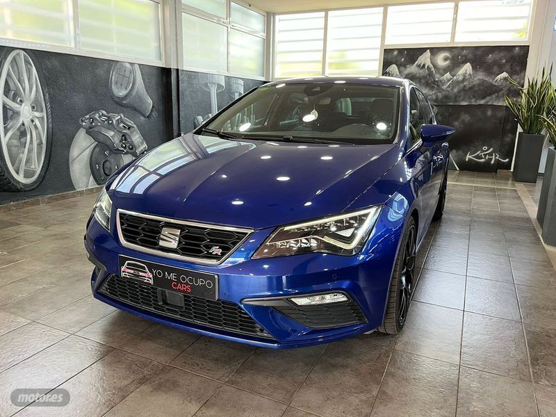 Azul Usado 2019 Seat Leon FR Berlina | 22.490 € (Un poco caro) - Imagen 1/4