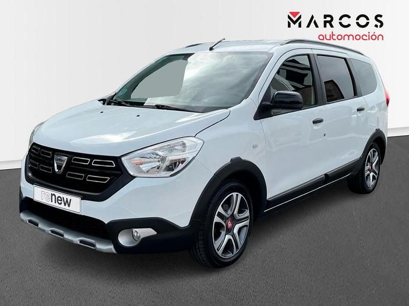 Blanco Usado 2019 Dacia Lodgy Monovolumen | 14.900 € (Precio justo) - Imagen 1/4