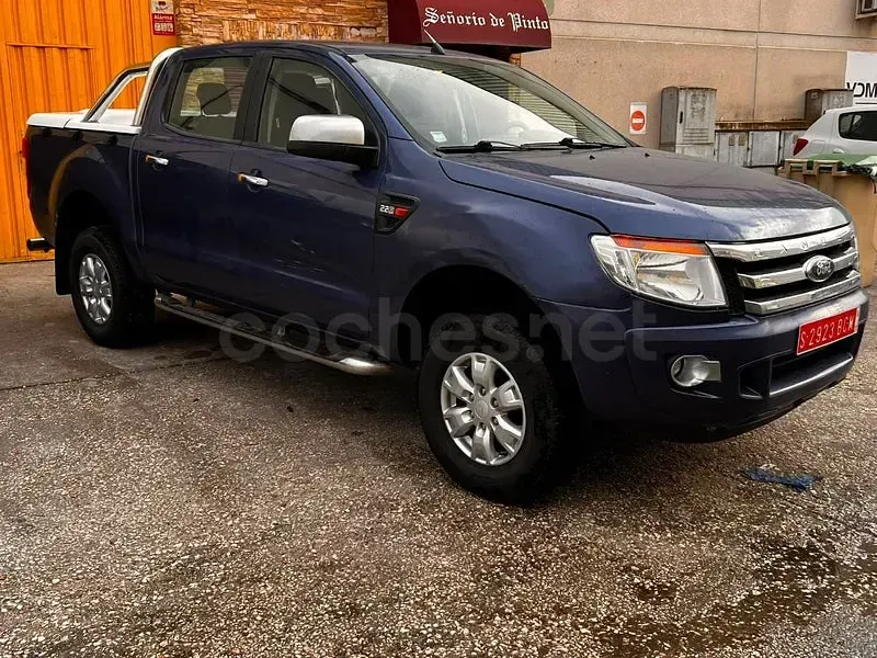 Usado Ford Ranger XLT 150 CV (110 kW) 2013 Azul Pickup/Camioneta