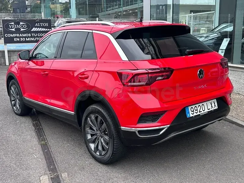 Usado VW T-Roc Sportline 150 CV (110 kW) 2022 Rojo SUV