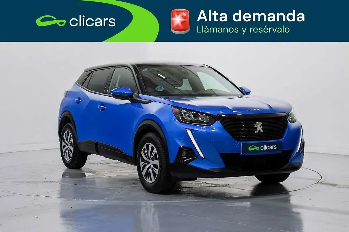 Usado Peugeot 2008 Active 101 CV (74 kW) 2020 Azul SUV