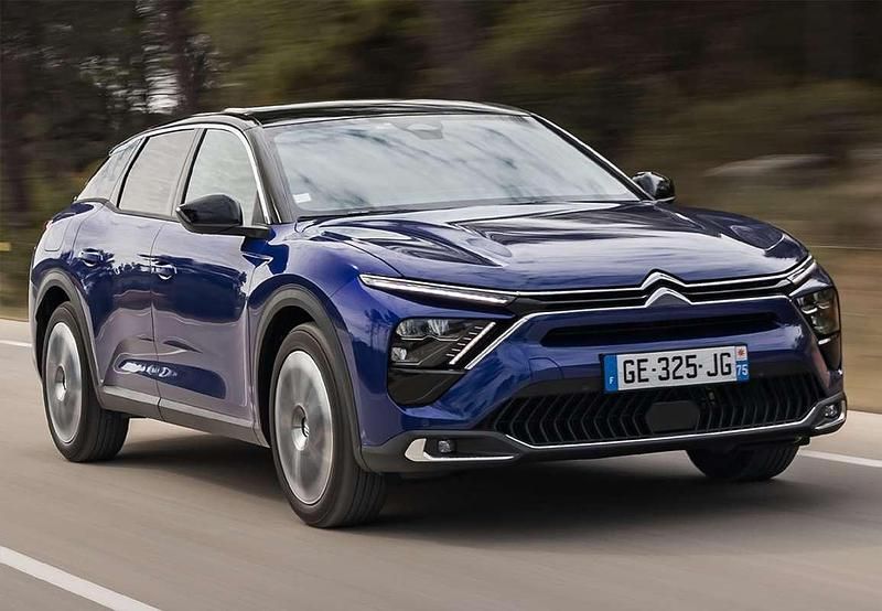 Usado Citroën C5 X Feel 224 CV (164 kW) 2022 Gris Familiar