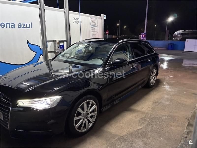 Usado Audi A6 190 CV (139 kW) 2016 Negro Familiar
