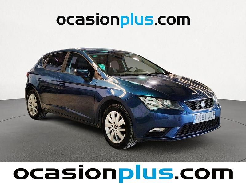 Usado Seat Leon Reference 105 CV (77 kW) 2015 Azul Utilitario