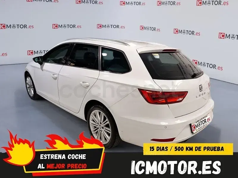 Usado Seat Leon FR 190 CV (139 kW) 2018 Blanco Berlina