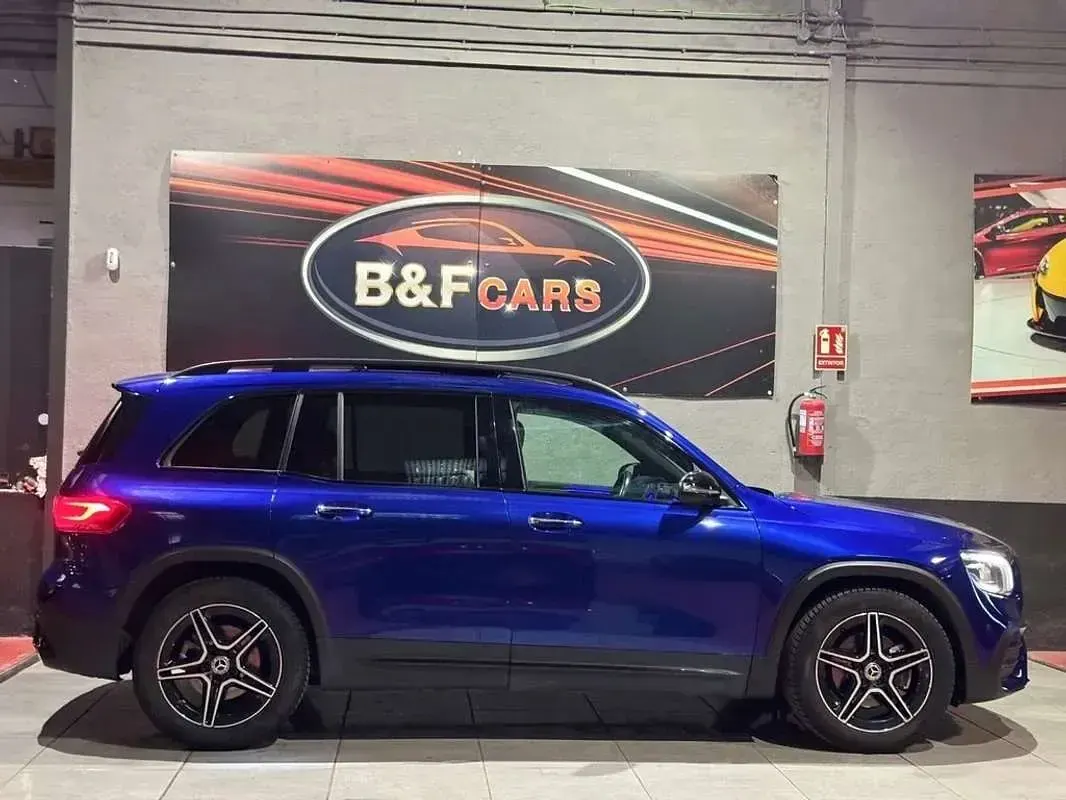 Usado Mercedes GLB200 150 CV (110 kW) 2021 Azul SUV