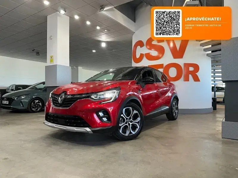 Usado Renault Captur Intens 160 CV (117 kW) 2021 Rojo SUV