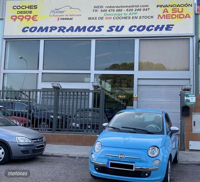 Azul Usado 2015 Fiat 500 Utilitario | 7299 € (Precio justo) - Imagen 1/4