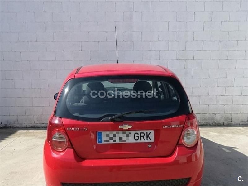 Usado Chevrolet Aveo LS 84 CV (61 kW) 2009 Rojo Berlina