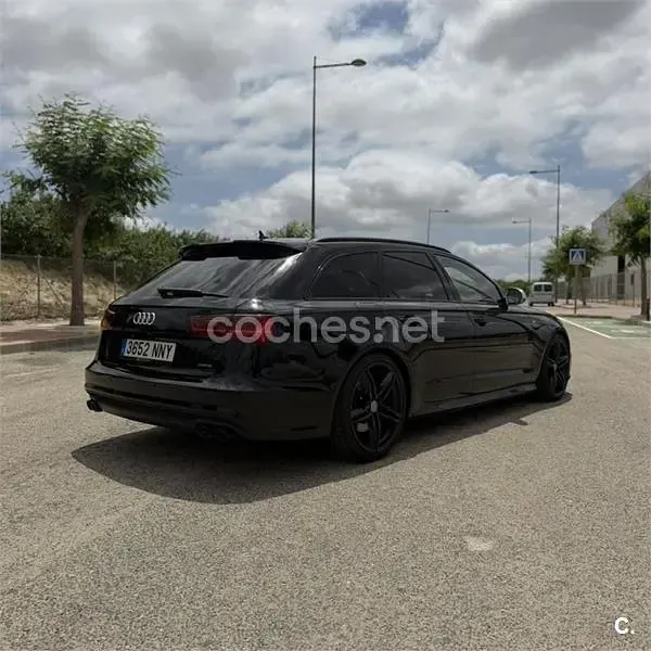 Usado Audi A6 S-Line 272 CV (200 kW) 2017 Negro Familiar