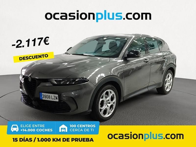 Gris Usado 2022 Alfa Romeo Tonale Sprint SUV | 23.290 € (Precio justo) - Imagen 1/4