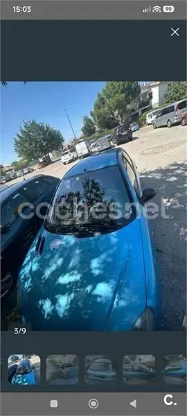 Usado Peugeot 206 75 CV (55 kW) 2001 Azul Berlina