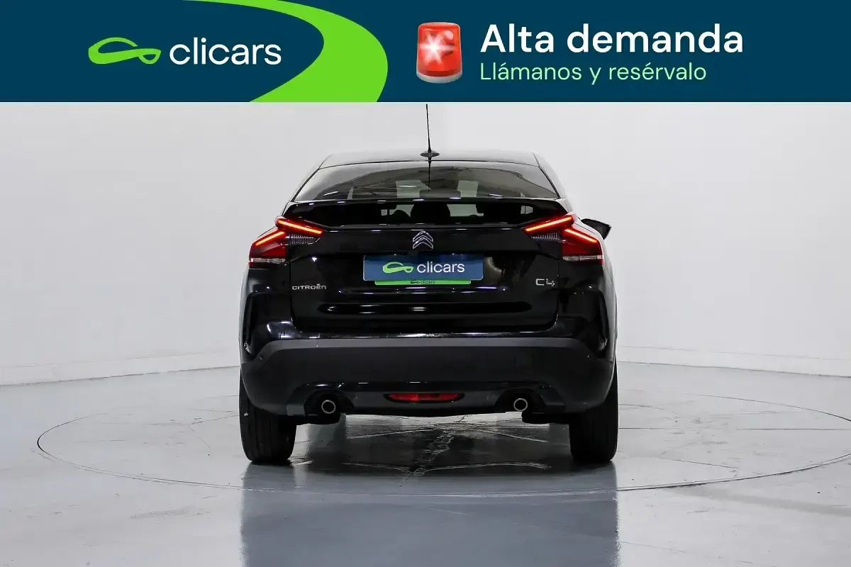 Usado Citroën C4 PureTech 130 CV (95 kW) 2021 Negro Berlina