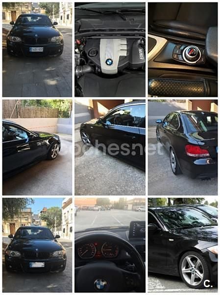 Negro Usado 2008 BMW 120 Coupé Coupe | 7100 € (Precio justo) - Imagen 1/1
