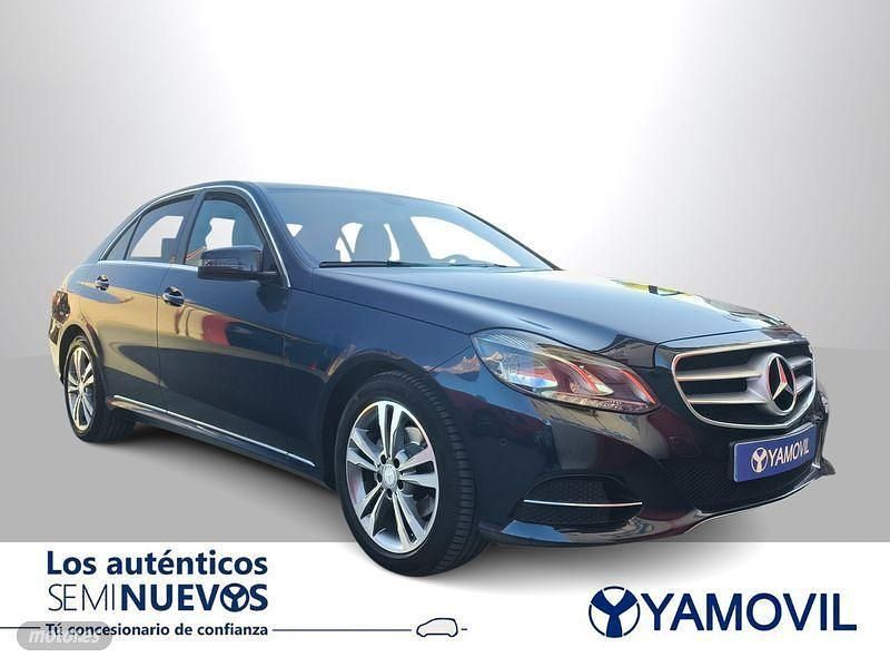 Usado Mercedes E220 Avantgarde 170 CV (125 kW) 2016 Azul Berlina