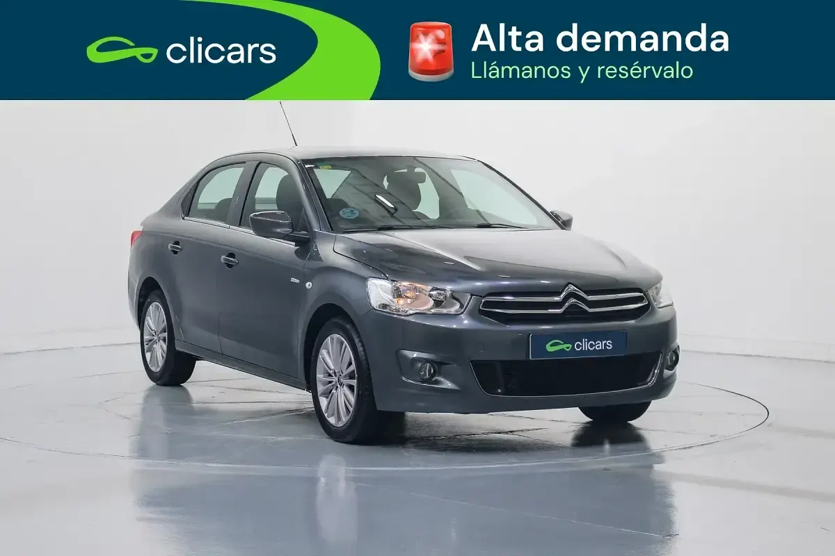 Usado Citroën C-Elysee I Exclusive 115 CV (84 kW) 2015 Gris / plata Berlina