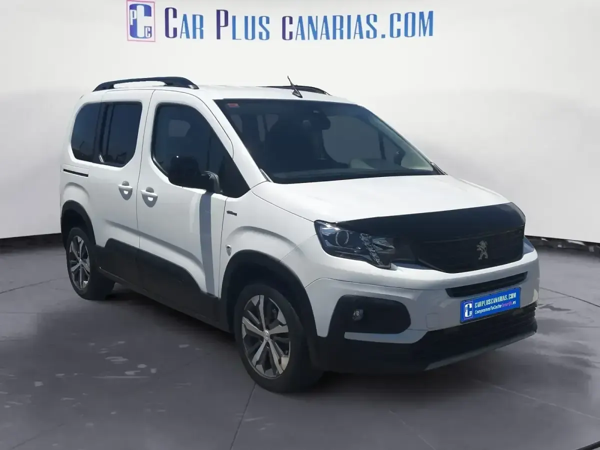 Usado Peugeot Rifter GT-line 100 CV (73 kW) 2019 Blanco Monovolumen