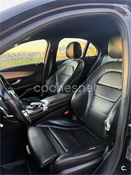 Usado Mercedes C200 136 CV (100 kW) 2018 Negro Berlina