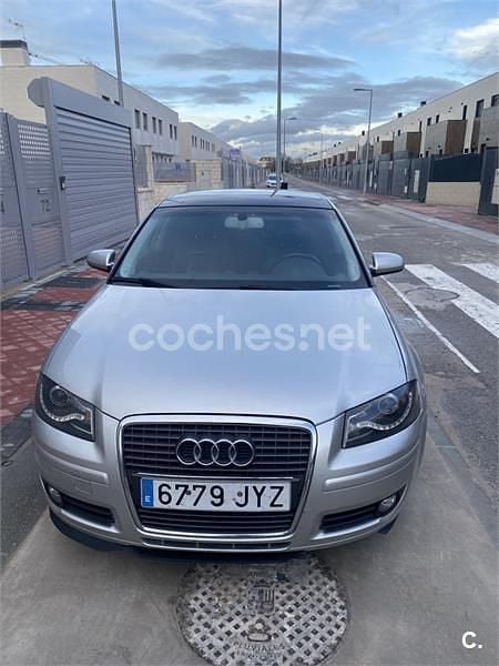 Gris / plata Usado 2008 Audi A3 Ambition Berlina | 5900 € (Buen precio) - Imagen 1/4