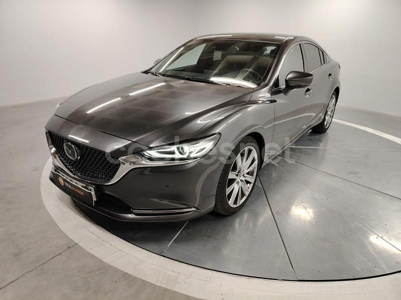 Gris / plata Usado 2021 Mazda 6 Signature Berlina | 27.990 € (Caro) - Imagen 1/4