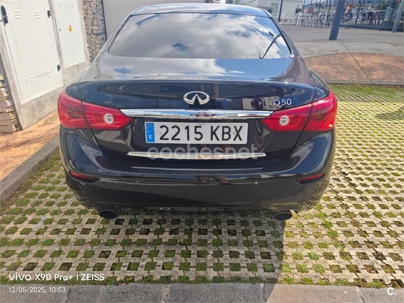 Usado Infiniti Q50 170 CV (125 kW) 2016 Negro Berlina