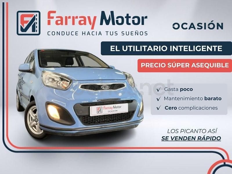 Usado Kia Picanto 69 CV (50 kW) 2012 Azul Utilitario