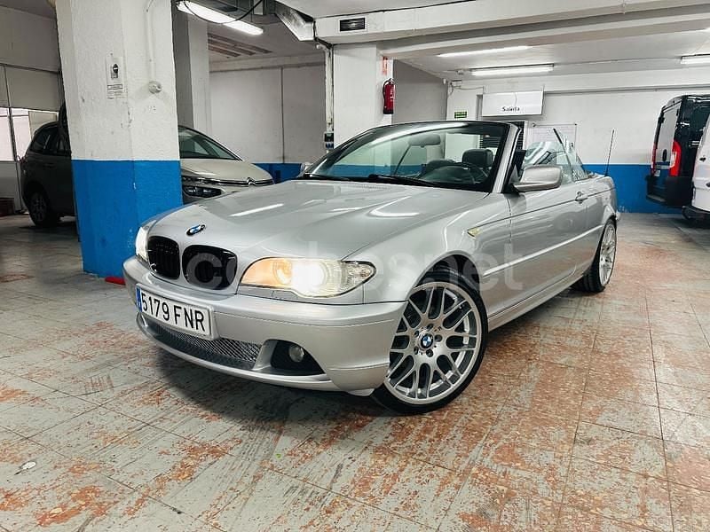 Gris / plata Usado 2007 BMW 320 Cabriolet Descapotable | 6990 € (Super precio) - Imagen 1/4