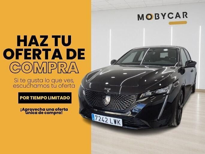 Negro Usado 2022 Peugeot 308 GT Utilitario | 21.495 € (Precio justo) - Imagen 1/4
