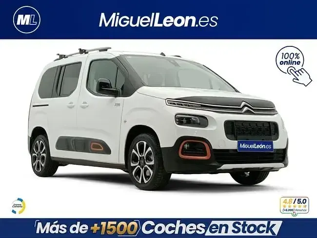 Usado Citroën e-Berlingo Shine 130 CV (95 kW) 2020 Blanco Monovolumen