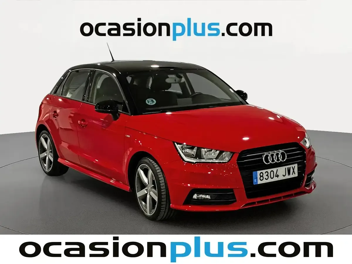 Usado Audi A1 S-Line 95 CV (69 kW) 2017 Rojo Utilitario
