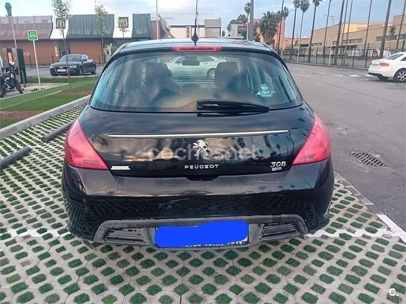 Negro Usado 2013 Peugeot 308 Active Berlina | 4500 € (Super precio) - Imagen 1/4