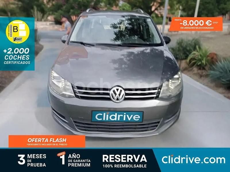 Gris / plata Usado 2011 VW Sharan Advance Monovolumen | 10.490 € (Super precio) - Imagen 1/3