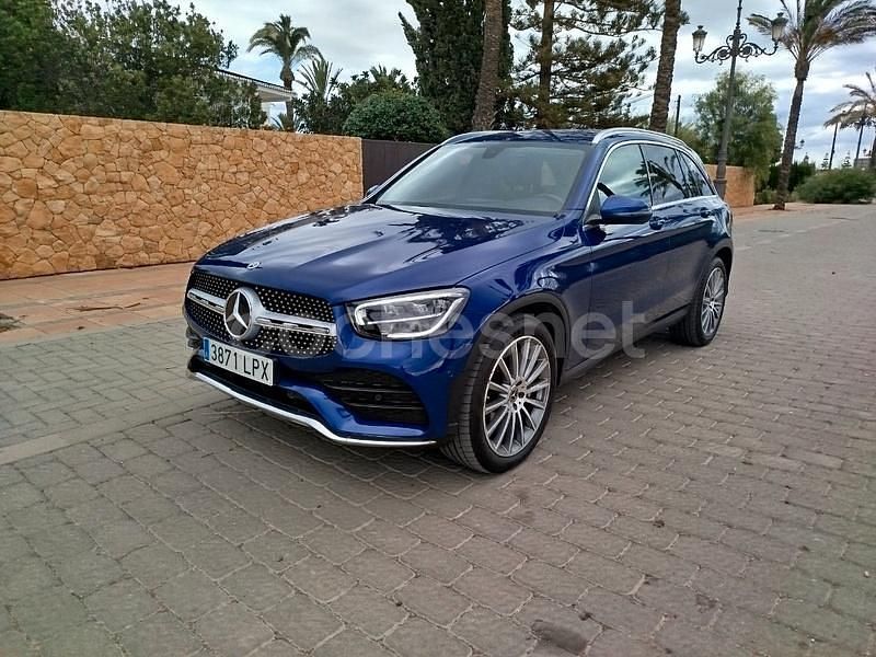 Azul Usado 2021 Mercedes GLC200 SUV | 35.690 € (Precio justo) - Imagen 1/4