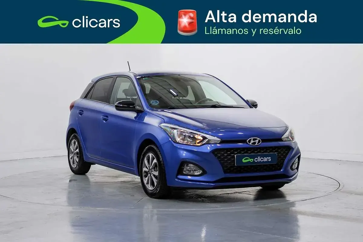 Usado Hyundai i20 99 CV (72 kW) 2020 Azul Utilitario