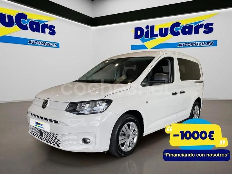 Blanco Usado 2021 VW Caddy Edition Monovolumen | 20.850 € (Precio justo) - Imagen 1/4