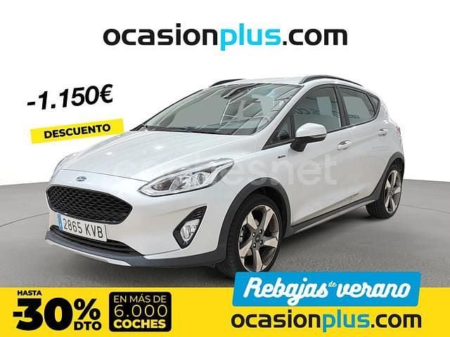 Gris / plata Usado 2019 Ford Fiesta Active Utilitario | 12.650 € (Buen precio) - Imagen 1/4