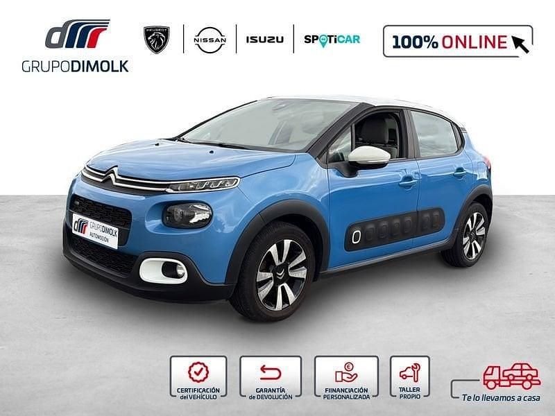 Usado Citroën C3 Feel 82 CV (60 kW) 2017 Azul Berlina