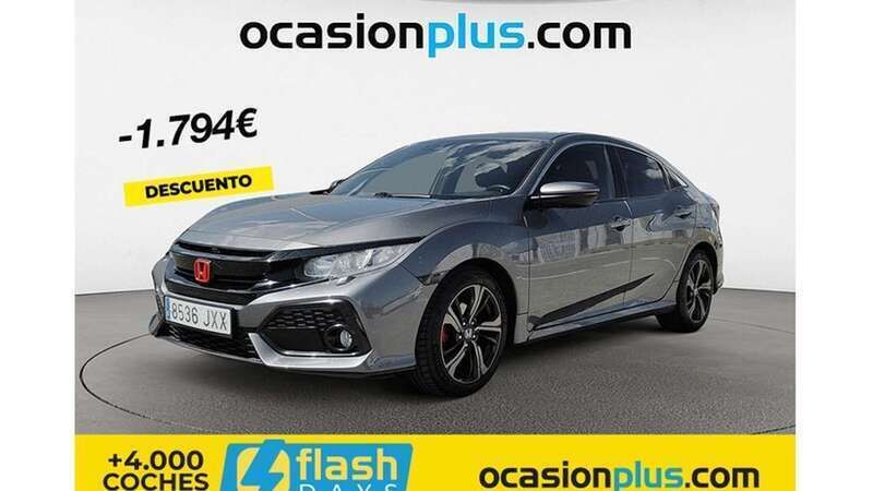 Gris Usado 2017 Honda Civic Elegance Utilitario | 17.946 € (Un poco caro) - Imagen 1/1