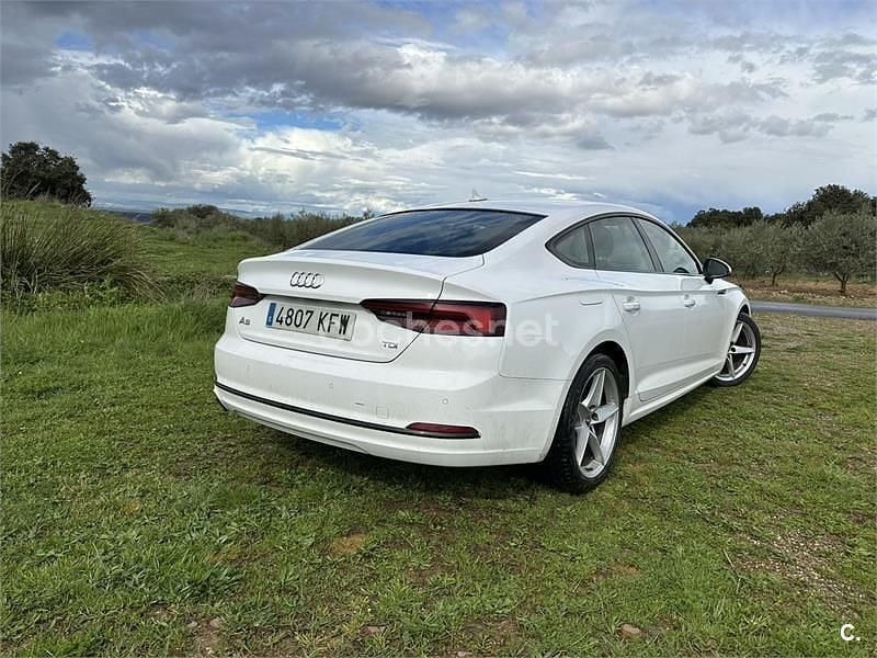 Usado Audi A5 Sportback Sport 150 CV (110 kW) 2017 Blanco Utilitario