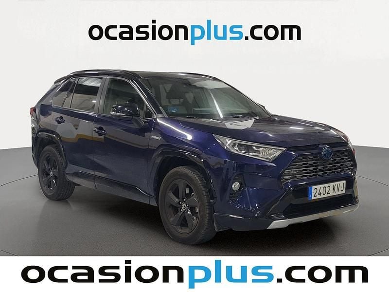 Usado Toyota RAV4 Hybrid 218 CV (160 kW) 2019 Azul SUV