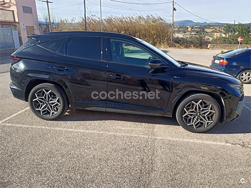 Usado Hyundai Tucson N Line 136 CV (100 kW) 2022 Negro SUV