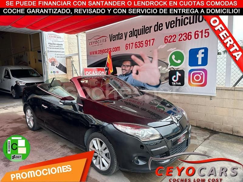 Negro Usado 2011 Renault Mégane Cabriolet Descapotable | 10.380 € - Imagen 1/4