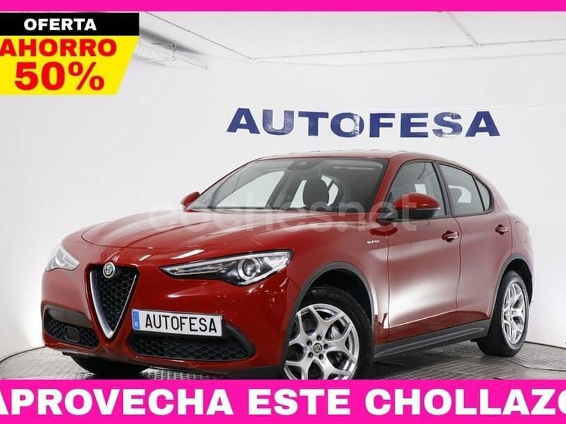 Rojo Usado 2021 Alfa Romeo Stelvio Super SUV | 28.350 € (Buen precio) - Imagen 1/4