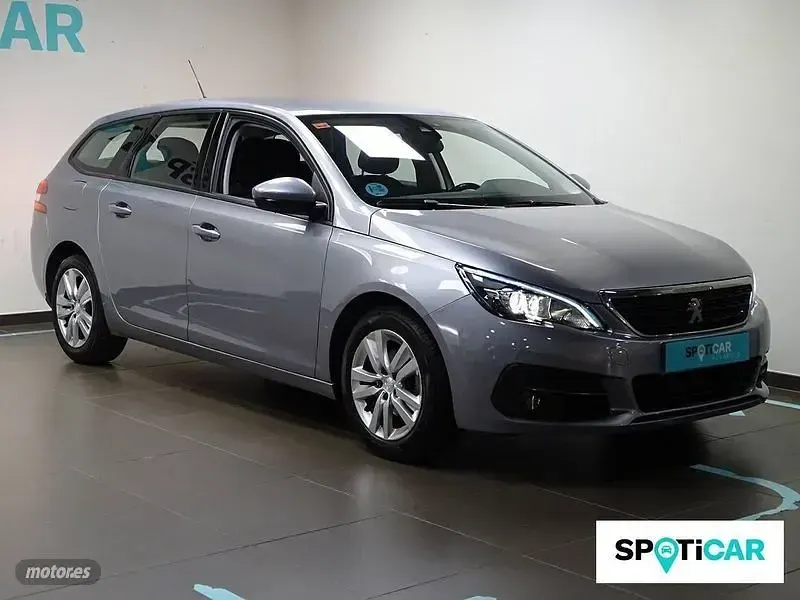 Usado Peugeot 308 SW Active 130 CV (95 kW) 2021 Gris Familiar