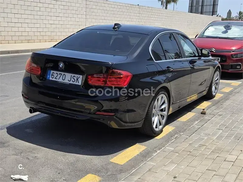 Usado BMW 320 Efficient Dynamics 163 CV (119 kW) 2014 Negro Berlina