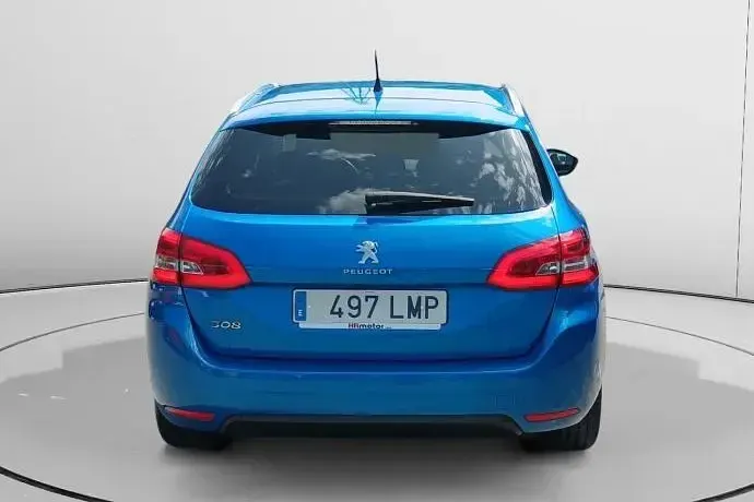 Usado Peugeot 308 SW Allure 132 CV (97 kW) 2021 Azul Familiar