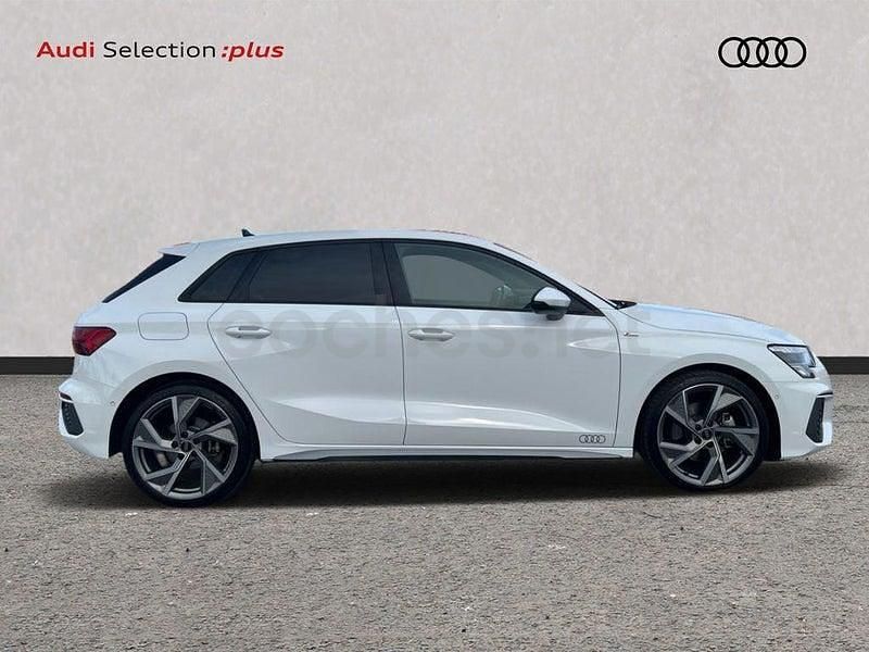 Usado Audi A3 S-Line 150 CV (110 kW) 2023 Blanco Berlina
